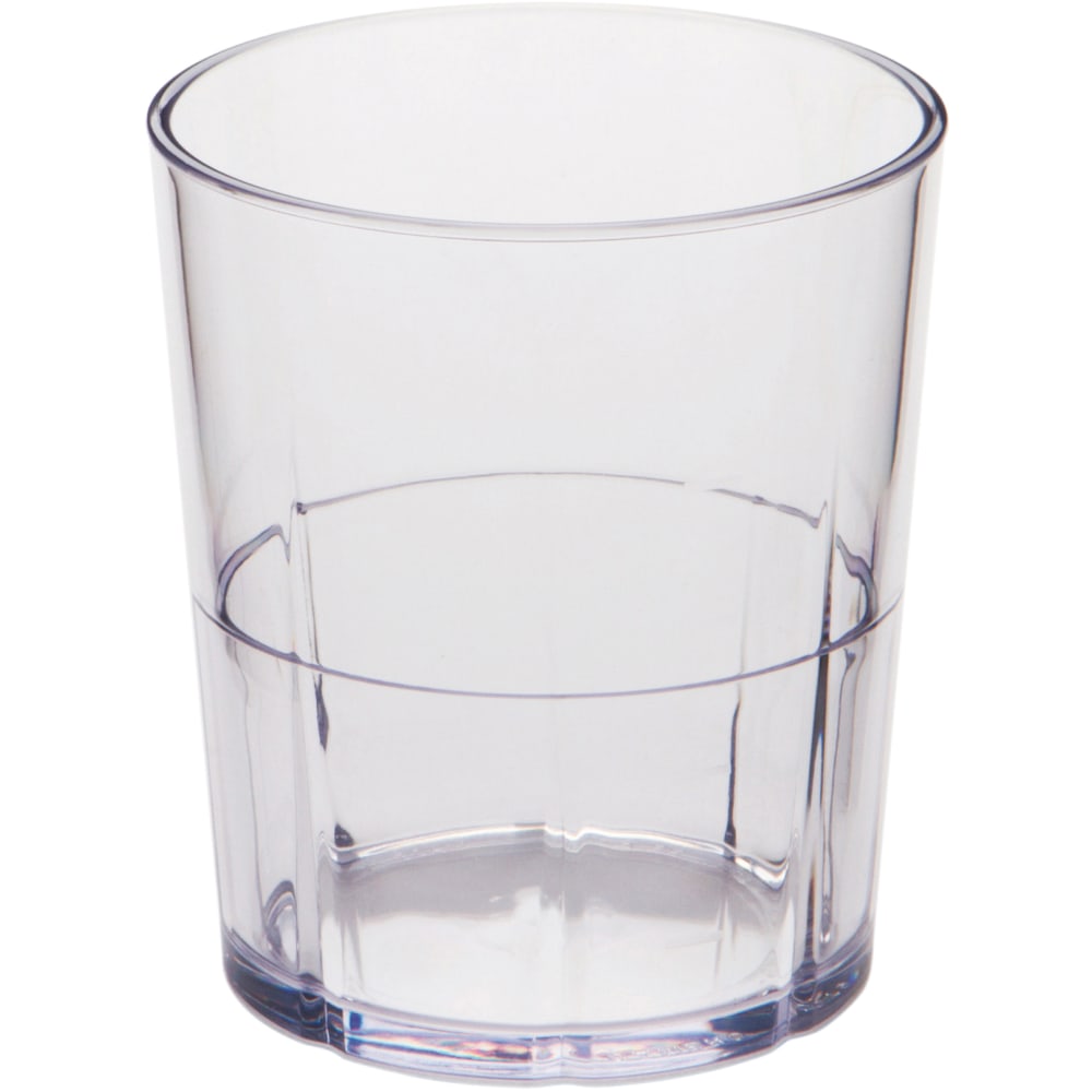 Cambro Lido Styrene Tumblers, 9 Oz, Clear, Pack
