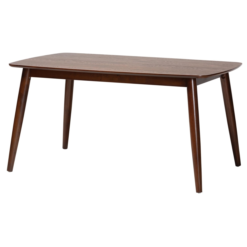 Baxton Studio Flora Mid-Century Modern Dining Table, 29-1/2”H