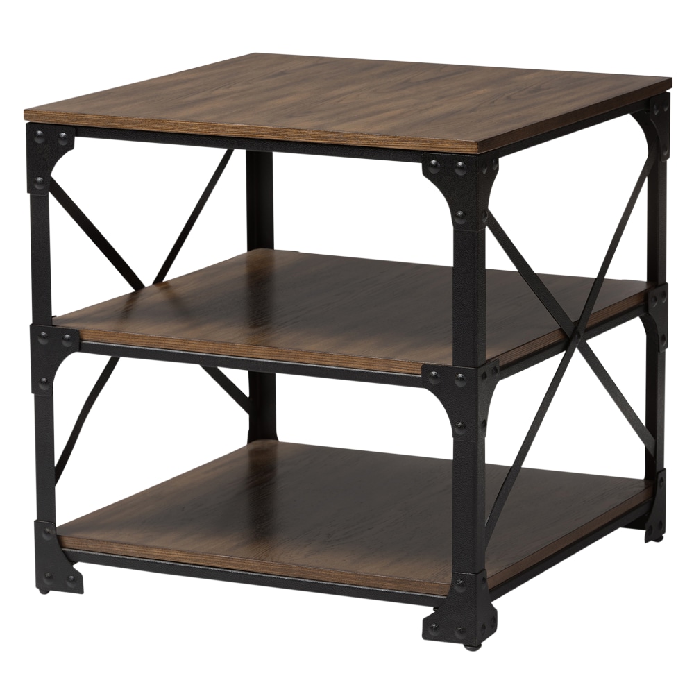 Baxton Studio Vintage Industrial Antique End Table, 24"H