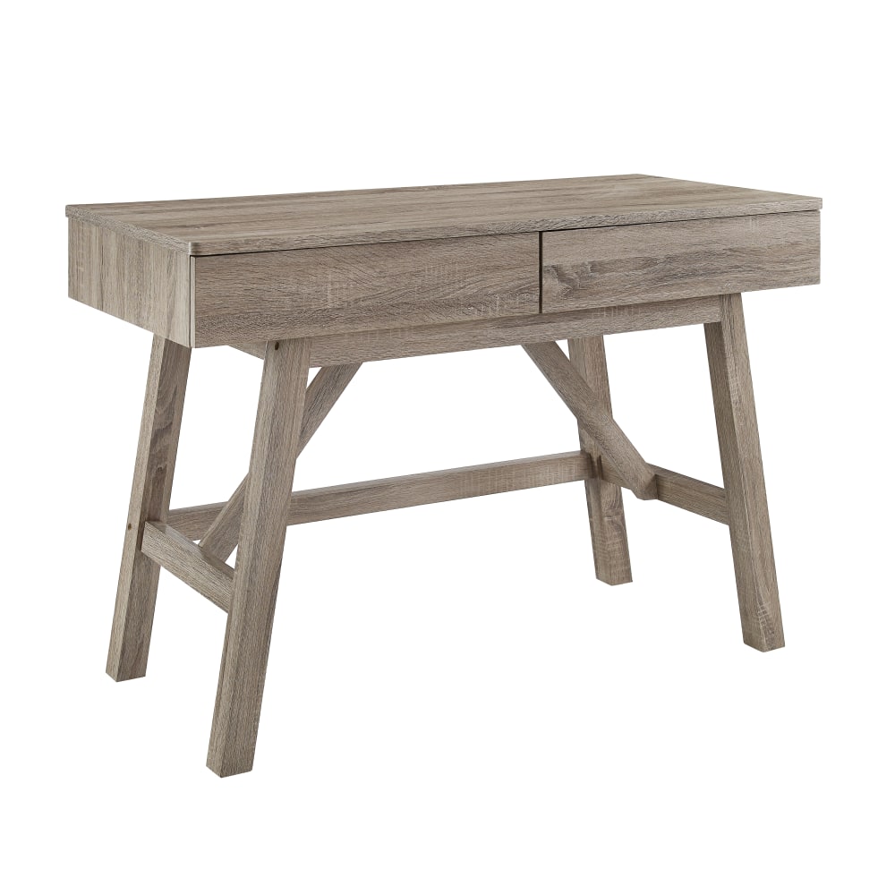 Linon Layla 47-1/8"W Home Office Writing Desk, Washed