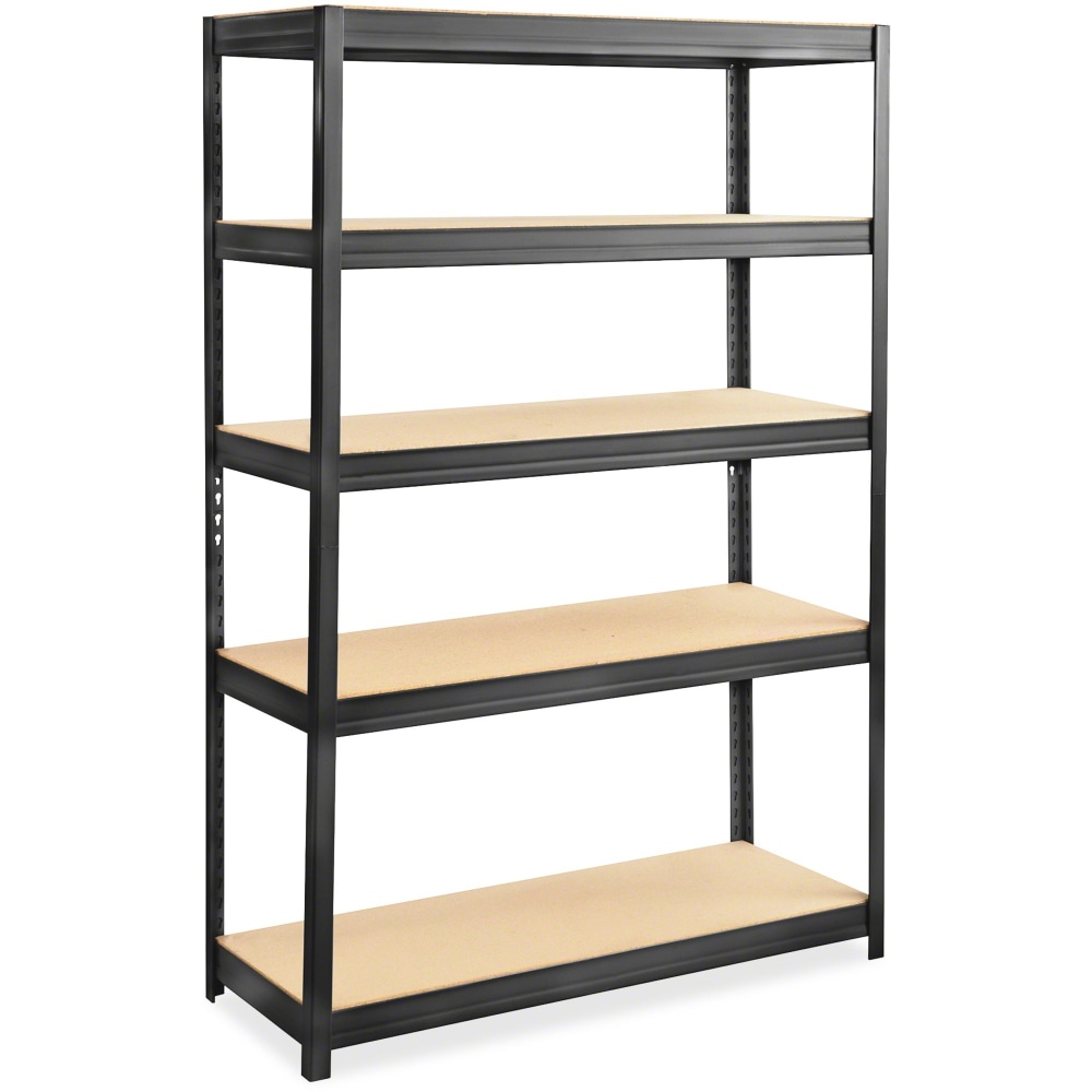 Safco® Boltless Steel/Particleboard Shelving, 5 Shelves,