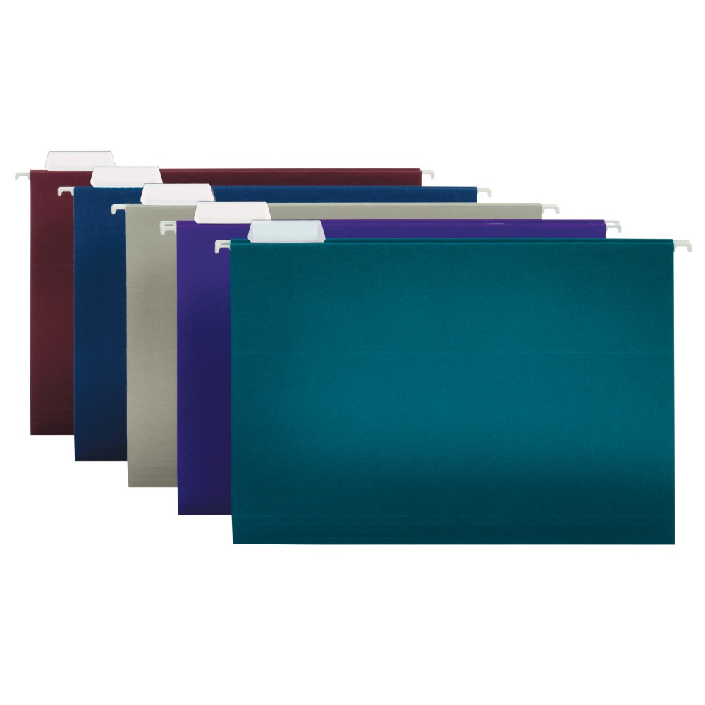 Office Depot® Brand 2-Tone Hanging File Folders, 1/5