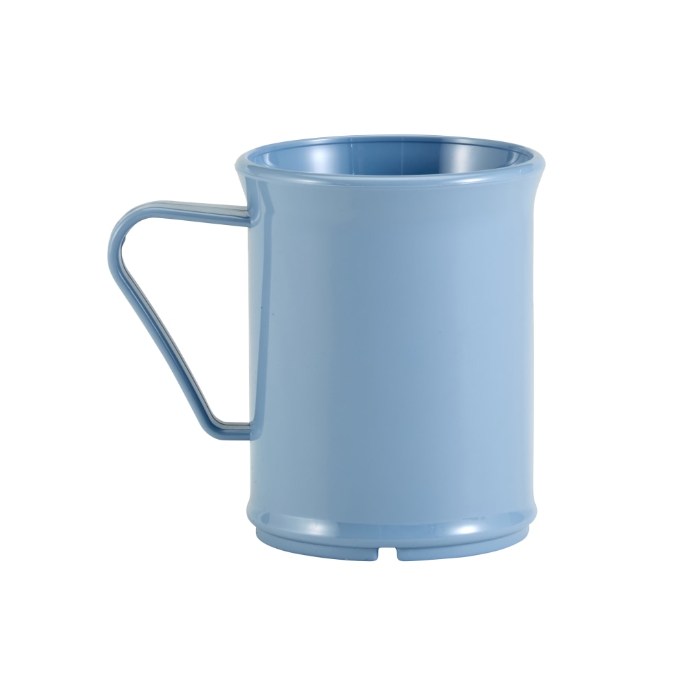 Cambro Camwear Dinnerware Mugs, 9.6 Oz, Slate Blue,