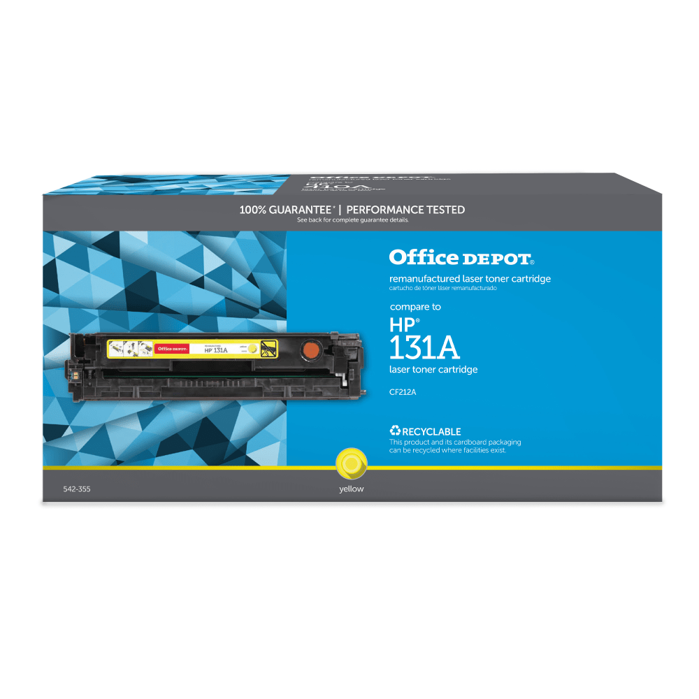 Office Depot® Remanufactured Yellow Toner Cartridge Replacement