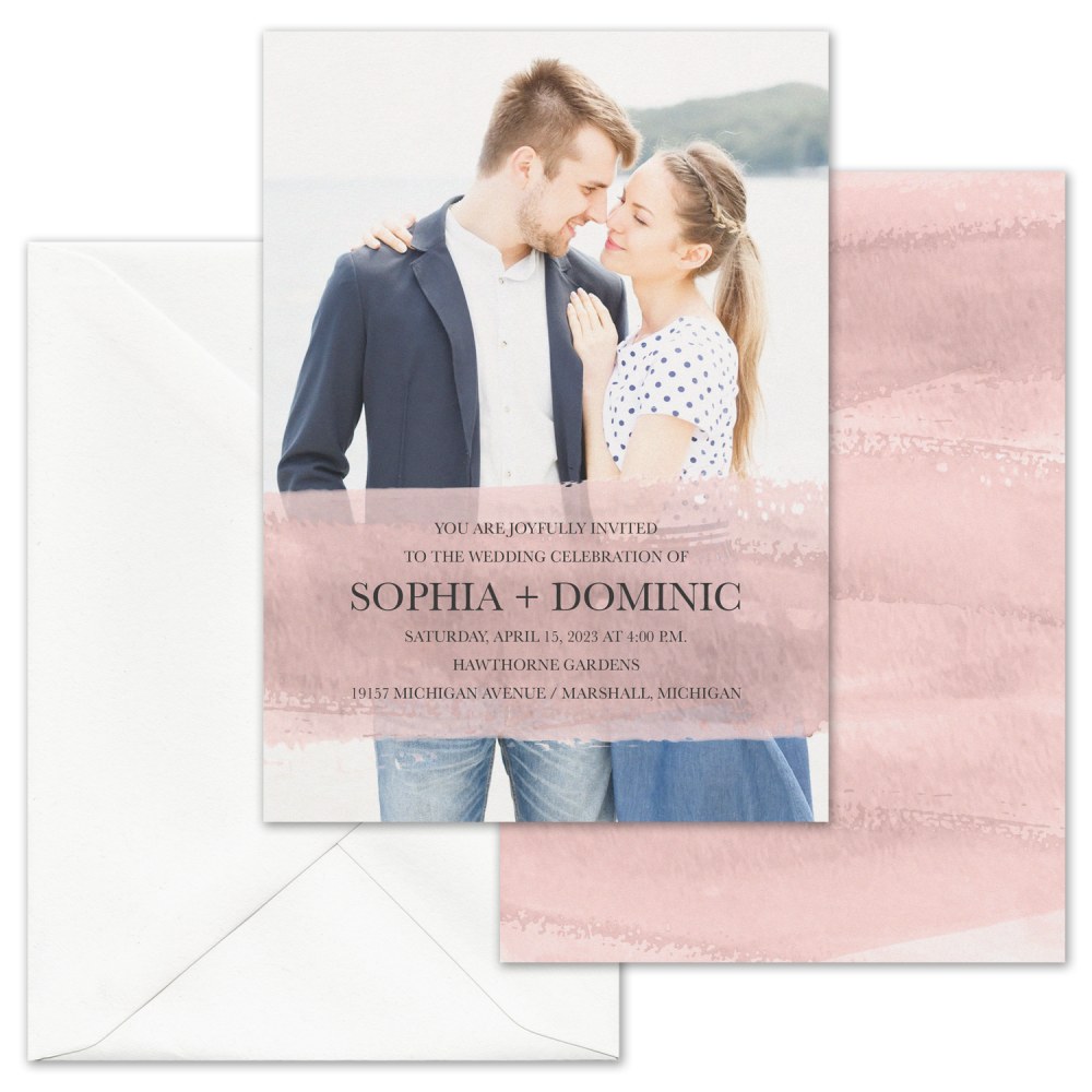 Custom Shaped Wedding & Event Invitations With Envelopes,