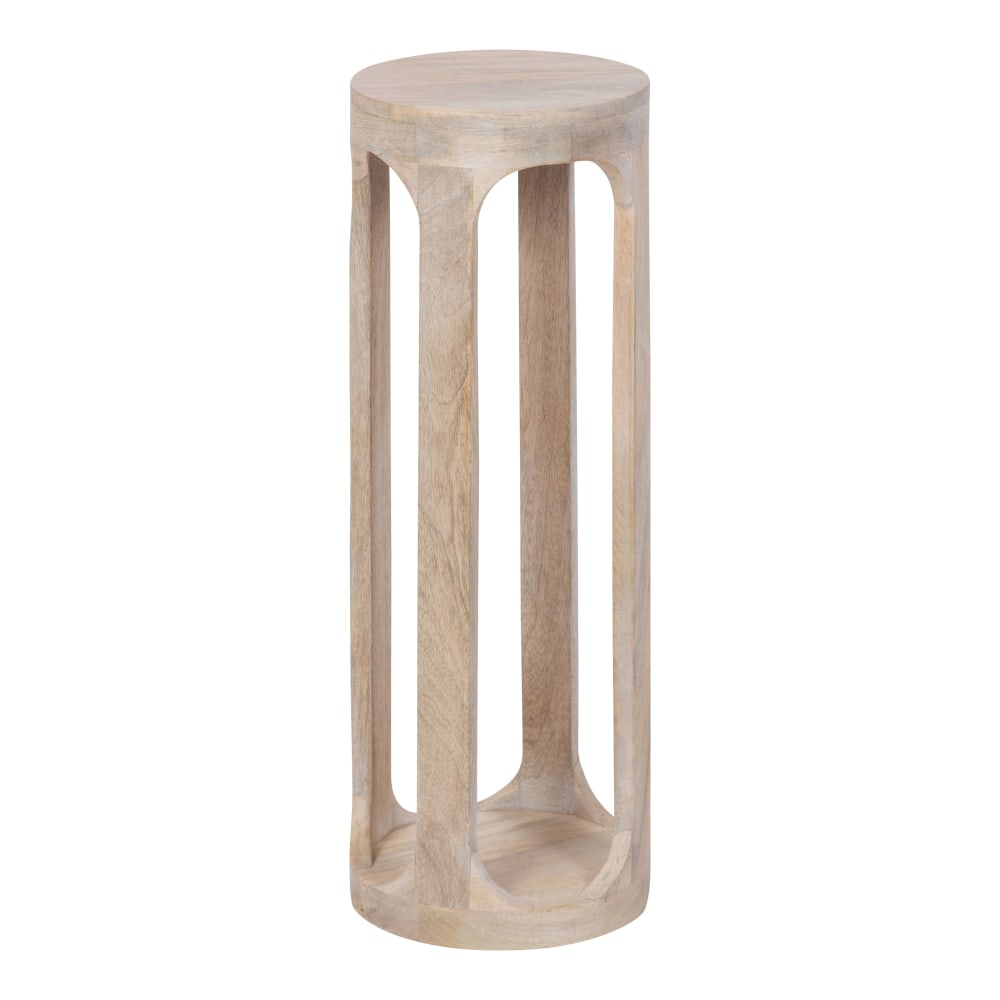 Kate and Laurel Dahl Wood Round Drink Table,