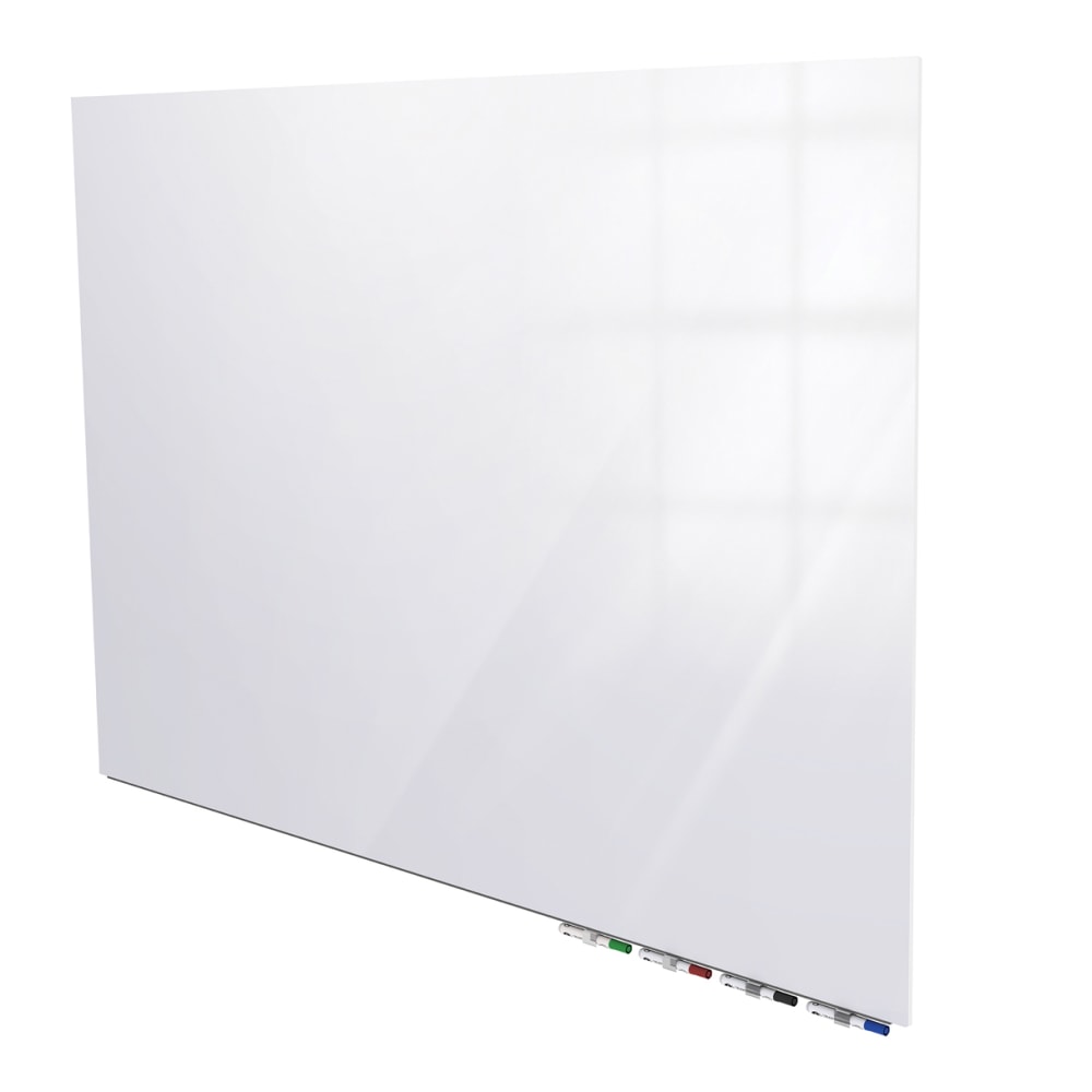 Ghent Aria Low-Profile Magnetic Glass Unframed Dry-Erase