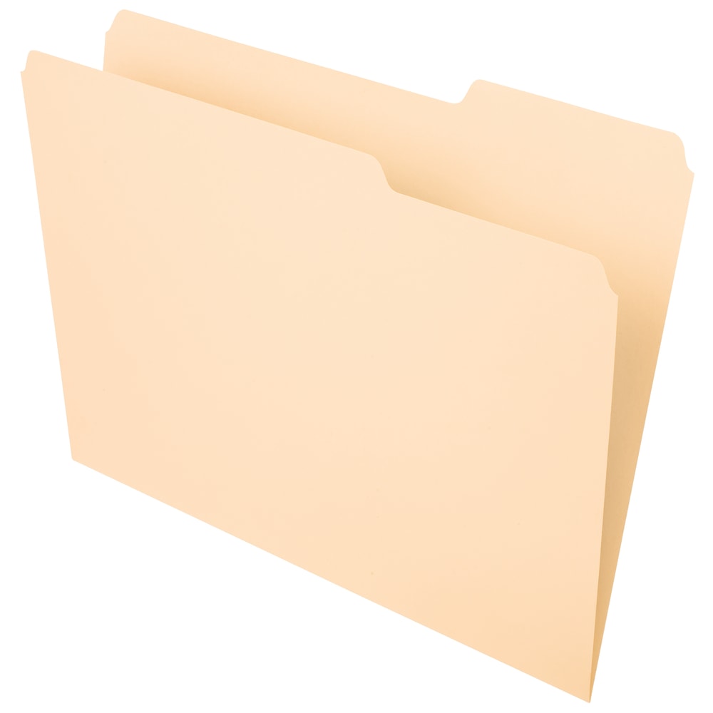 Office Depot® Brand File Folders, 1/3 Tab Cut,