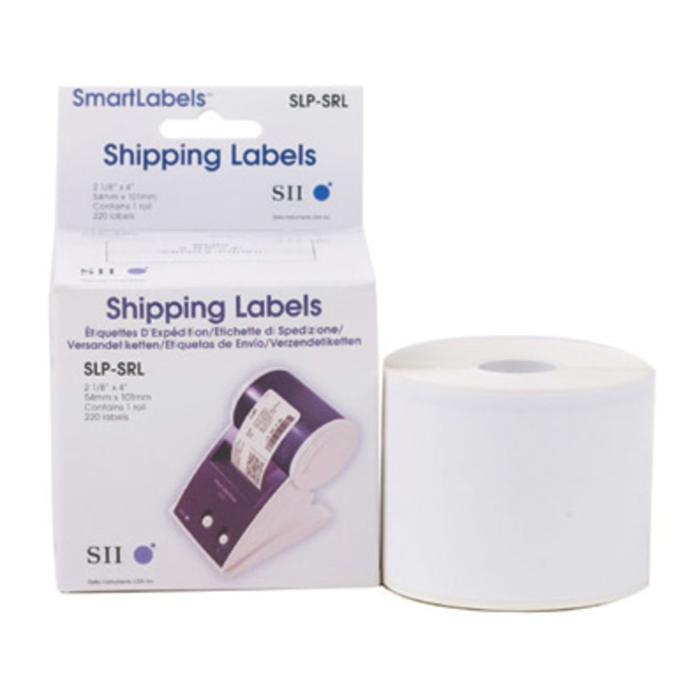 Seiko SmartLabel SLP-SRL Shipping Direct Thermal Labels,