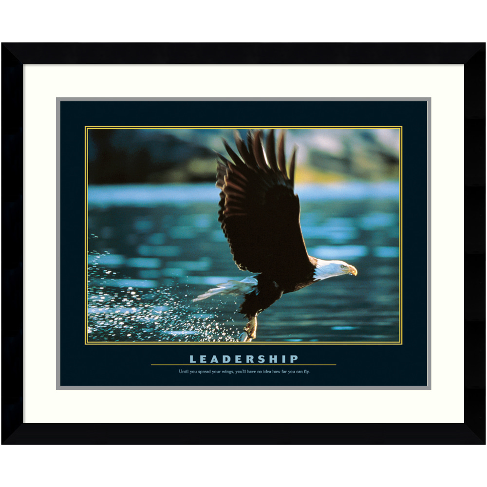Amanti Art Leadership Wood Framed Wall Art Print,