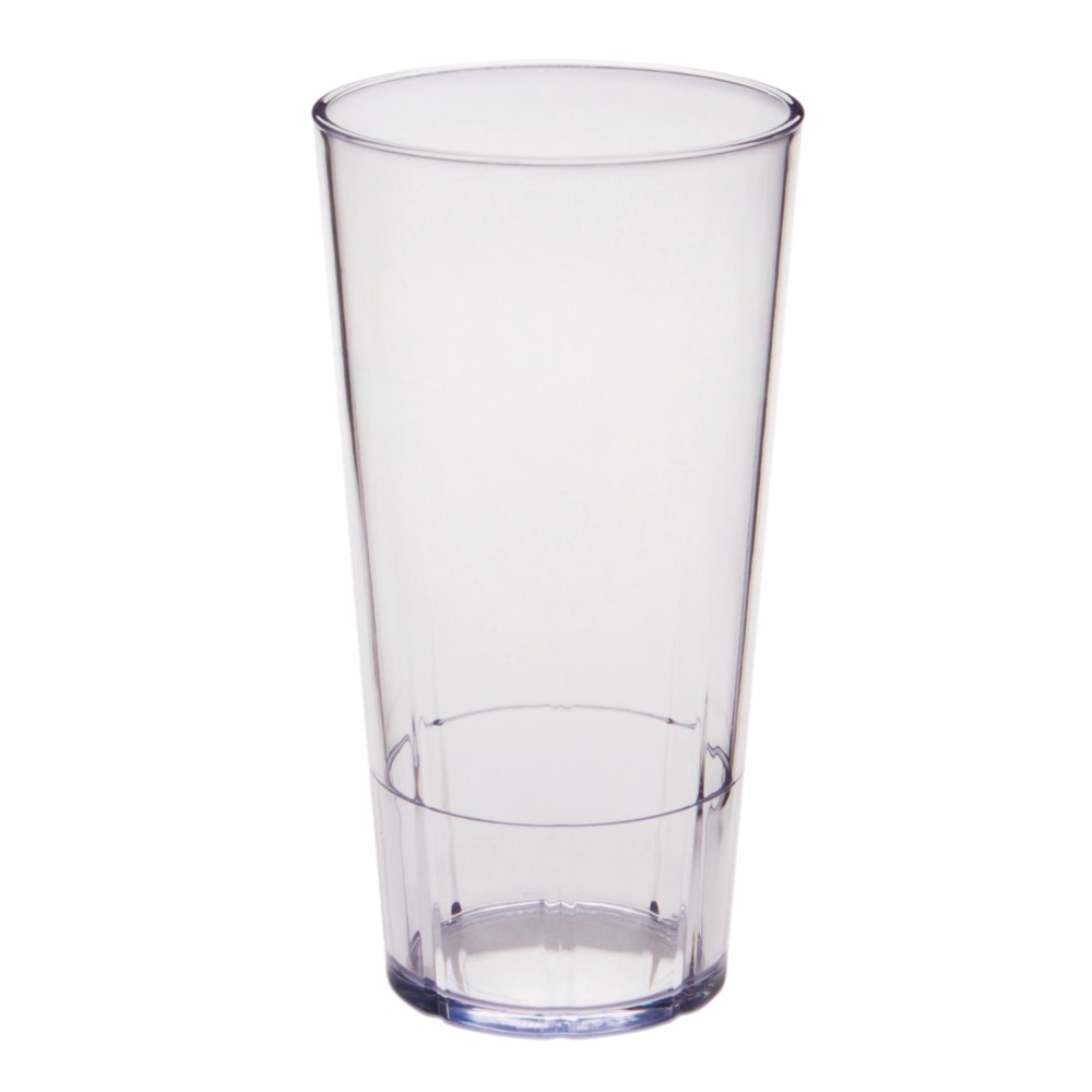 Cambro Lido Styrene Tumblers, 22 Oz, Clear, Pack
