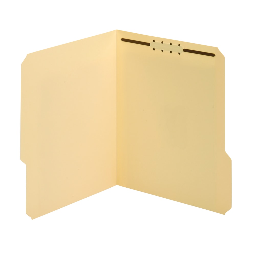 Office Depot® Brand Manila Fastener Folders, 1 Fastener,