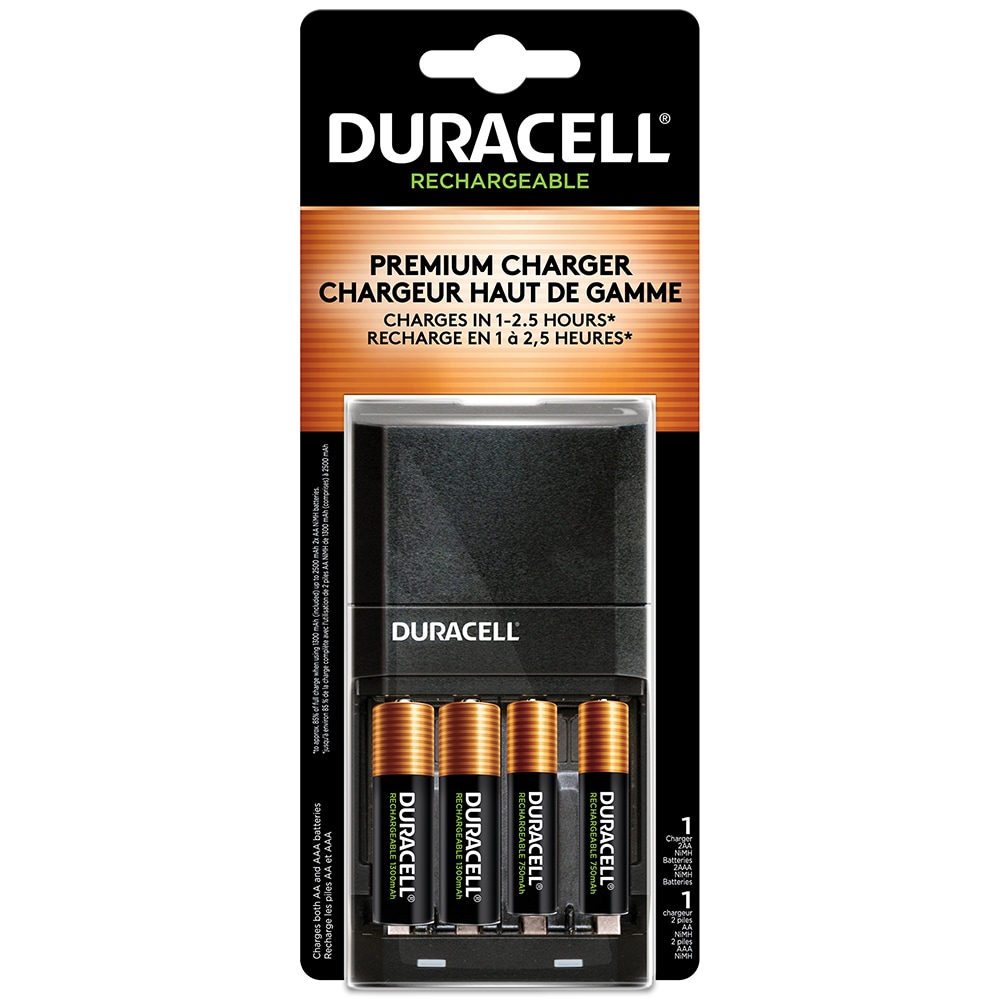 Duracell Rechargeable Ion Speed 4000 Battery Charger, Includes