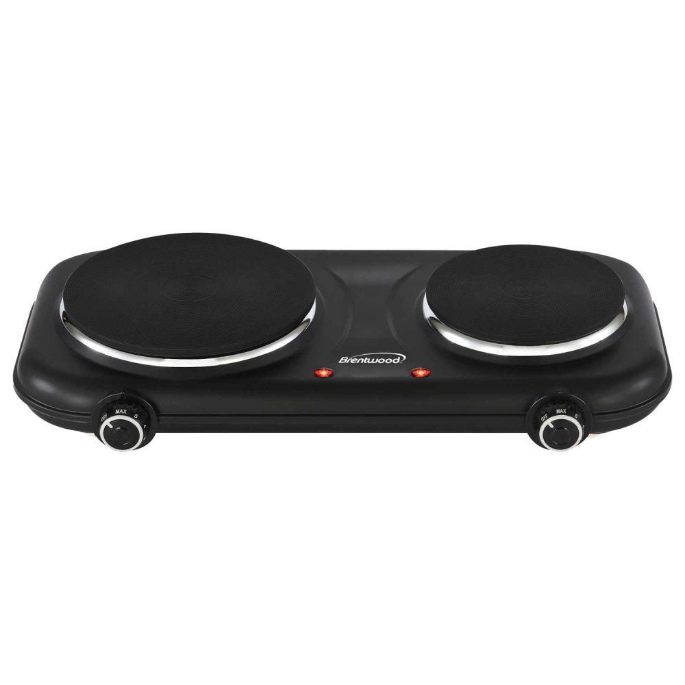 Brentwood® 1,100-Watt Double-Cast-Iron Countertop Electric Burner