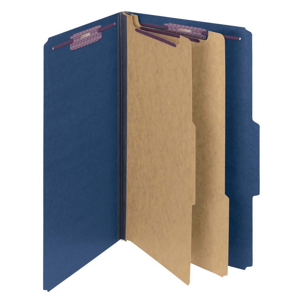 Smead® Classification Folders, Top-Tab With SafeSHIELD® Coated