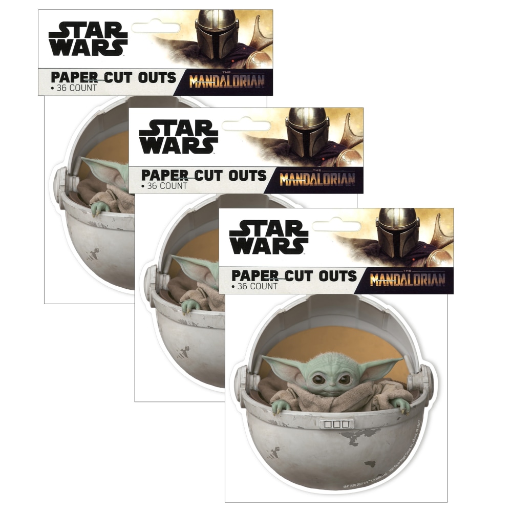 Eureka Paper Cut-Outs, Star Wars The Mandalorian, 36