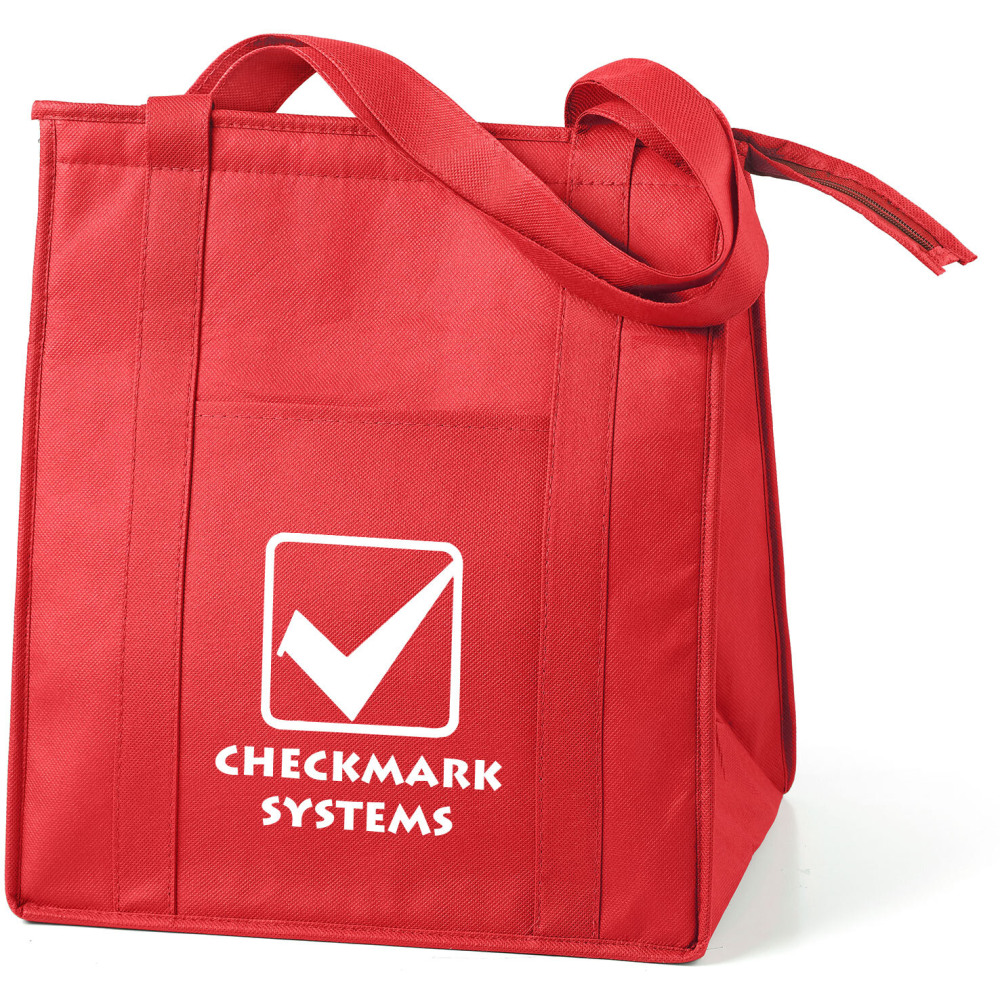 Custom Promotional Insulated Colossal Grocery Tote, 15" x