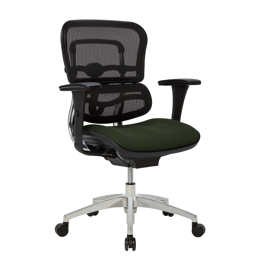 WorkPro® 12000 Series Ergonomic Mesh/Premium Fabric Mid-Back