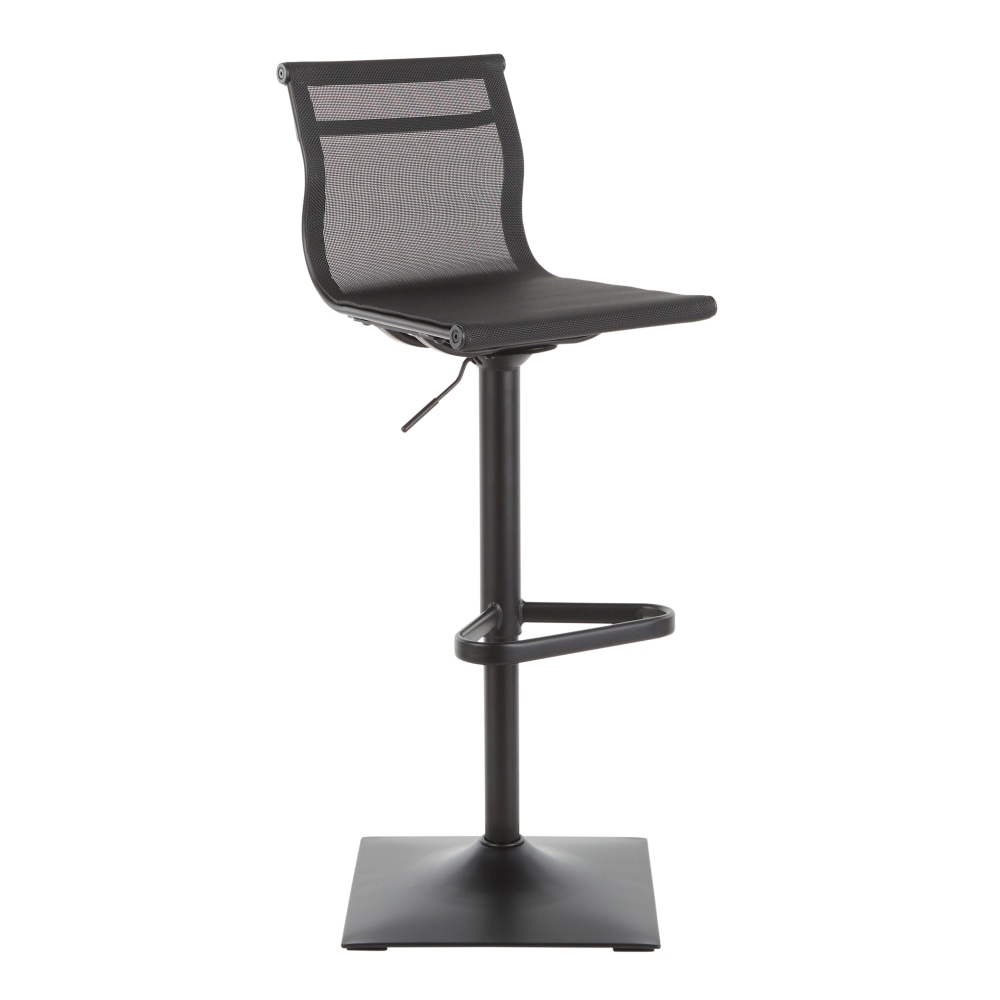 LumiSource Mirage Bar Stool, Black