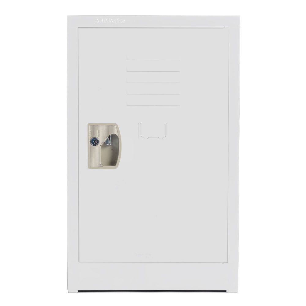 Alpine AdirOffice 1-Tier Steel Locker, 24"H x 15"W