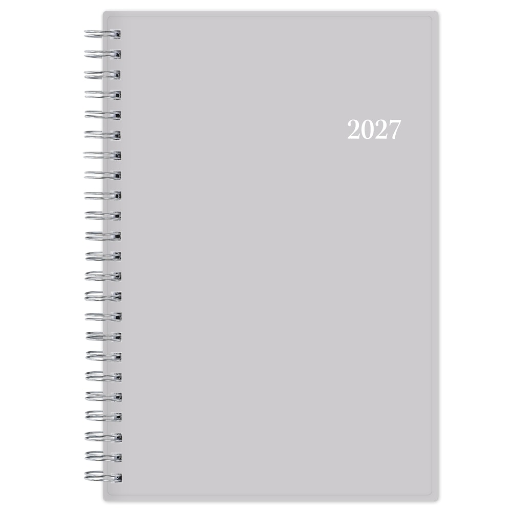 2027 Passages Solid Gray Weekly/Monthly Planner 5x8