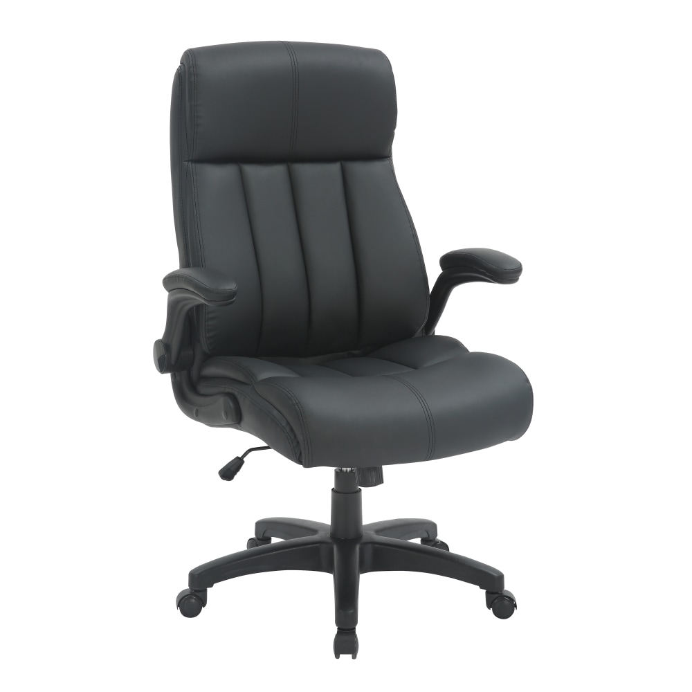 Techni Mobili RTA-4902-BK Faux Leather Executive Office Chair,
