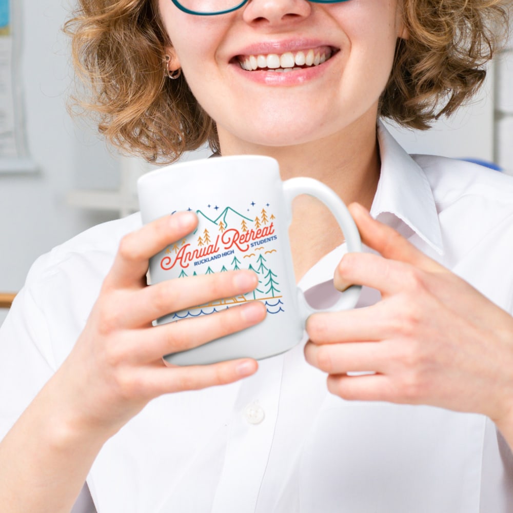 POD Full Color Ceramic Mug 15 oz