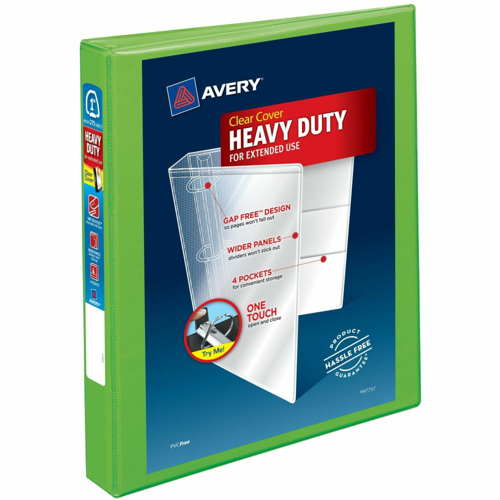 Avery® Heavy-Duty View 3-Ring Binder With Locking One-Touch