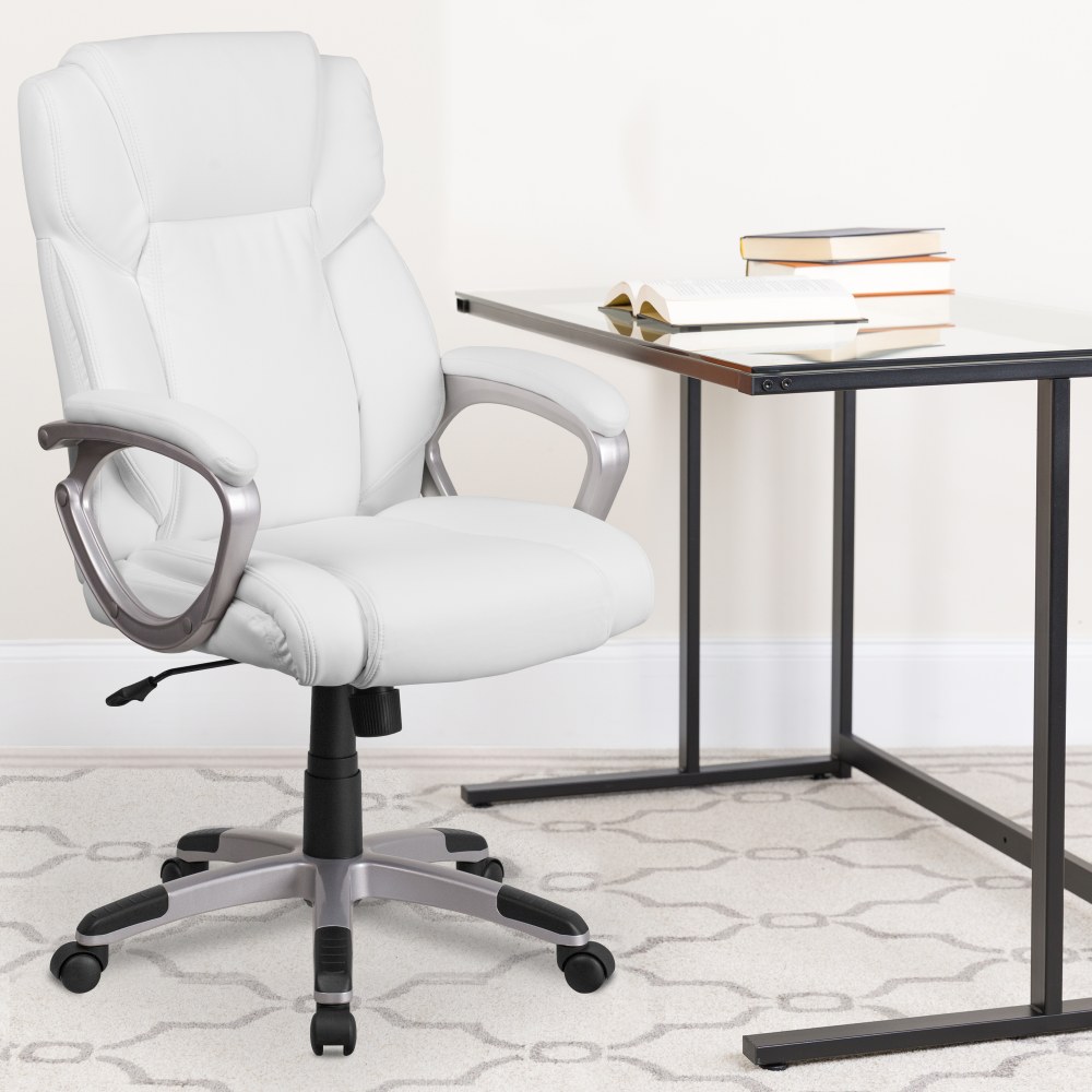 Flash Furniture Carolyn LeatherSoft™ Faux Leather Mid-Back