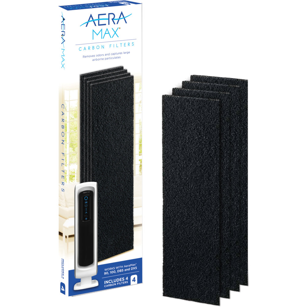 Fellowes® AeraMax Carbon Filters, 4-7/16" x 16-7/16",