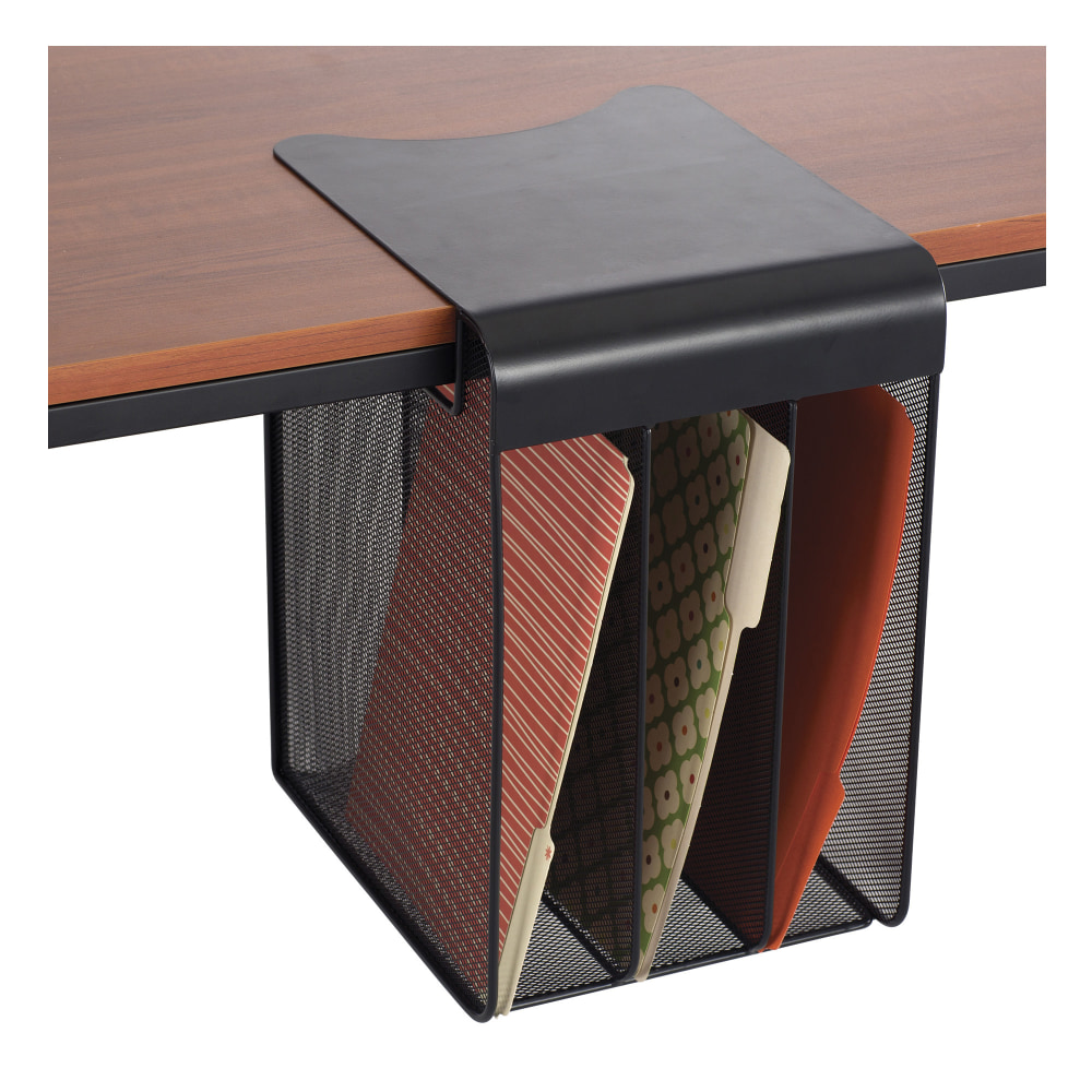 Huron Slanted Vertical Slots Desktop Organizer - 8 Compartment(s) - Vertical - 10