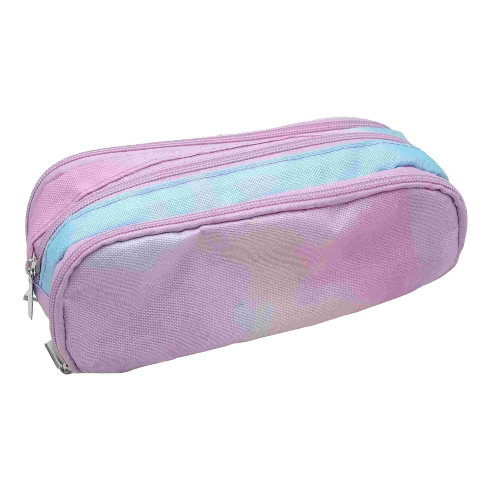 Office Depot® Brand Multi-Pocket Pencil Pouch, 3-1/2" x