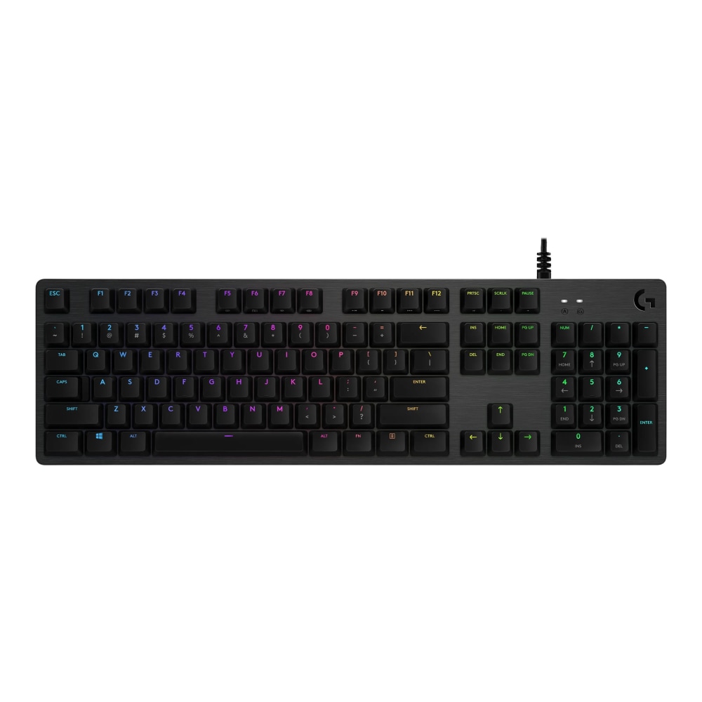 Logitech G512 RGB Mechanical Gaming Keyboard, GX Blue,