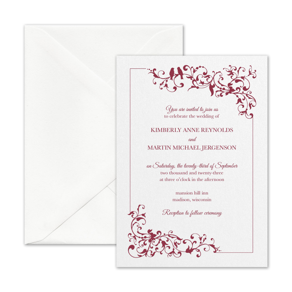 Custom Premium Wedding & Event Invitations With Envelopes,