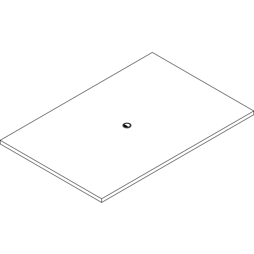 Lorell Prominence 2.0 Rectangular Conference Tabletop, 48" x