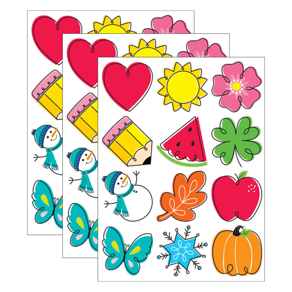 Creative Teaching Press Designer Cut-Outs, 10", Seasonal