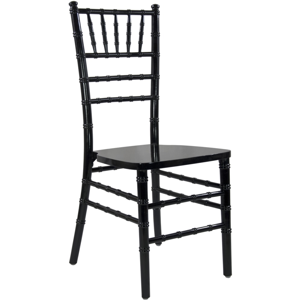 Flash Furniture Advantage Wood Chiavari Chair, Black
