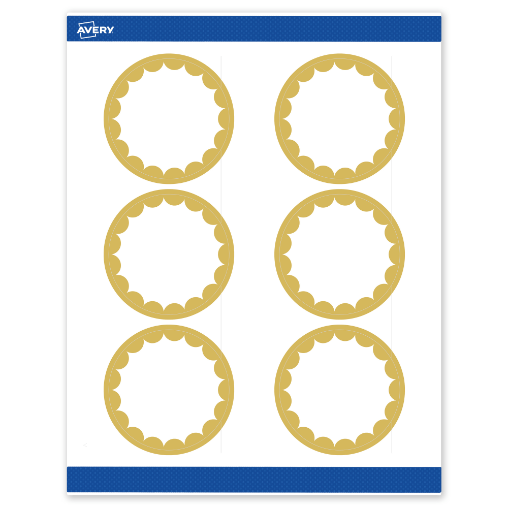 Avery® Print-To-The-Edge Labels With Sure Feed® Technology,