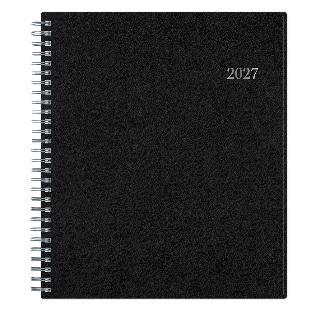 2027 Passages Solid Black Monthly Planner 8x10