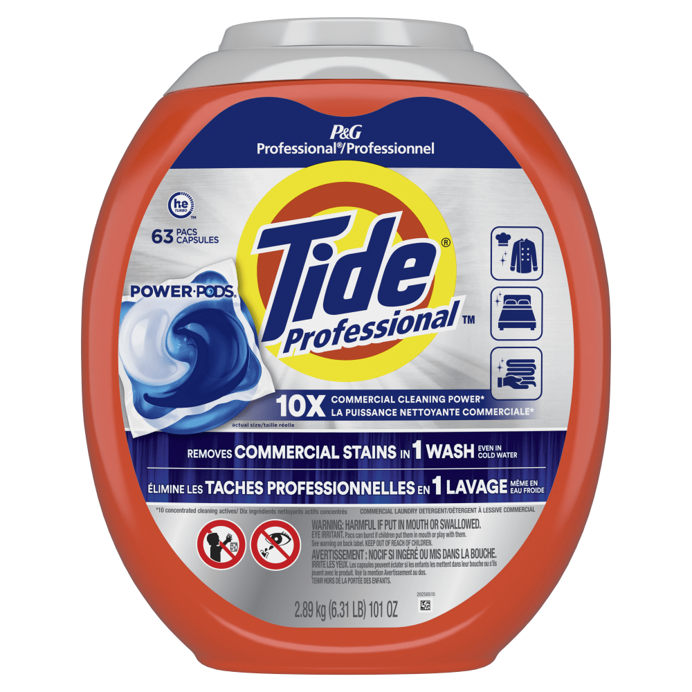 Tide Professional Commercial Power PODS Laundry Detergent, 63