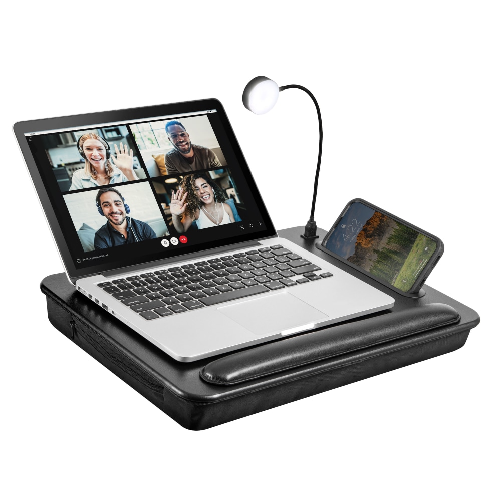 LapGear Sidekick Lap Desk With LED Light, 17"