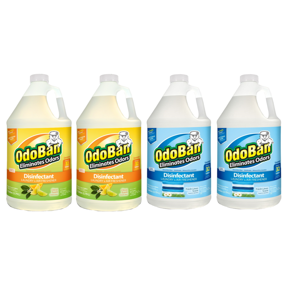 OdoBan Odor Eliminator Disinfectant Concentrate, 128 Oz, Case