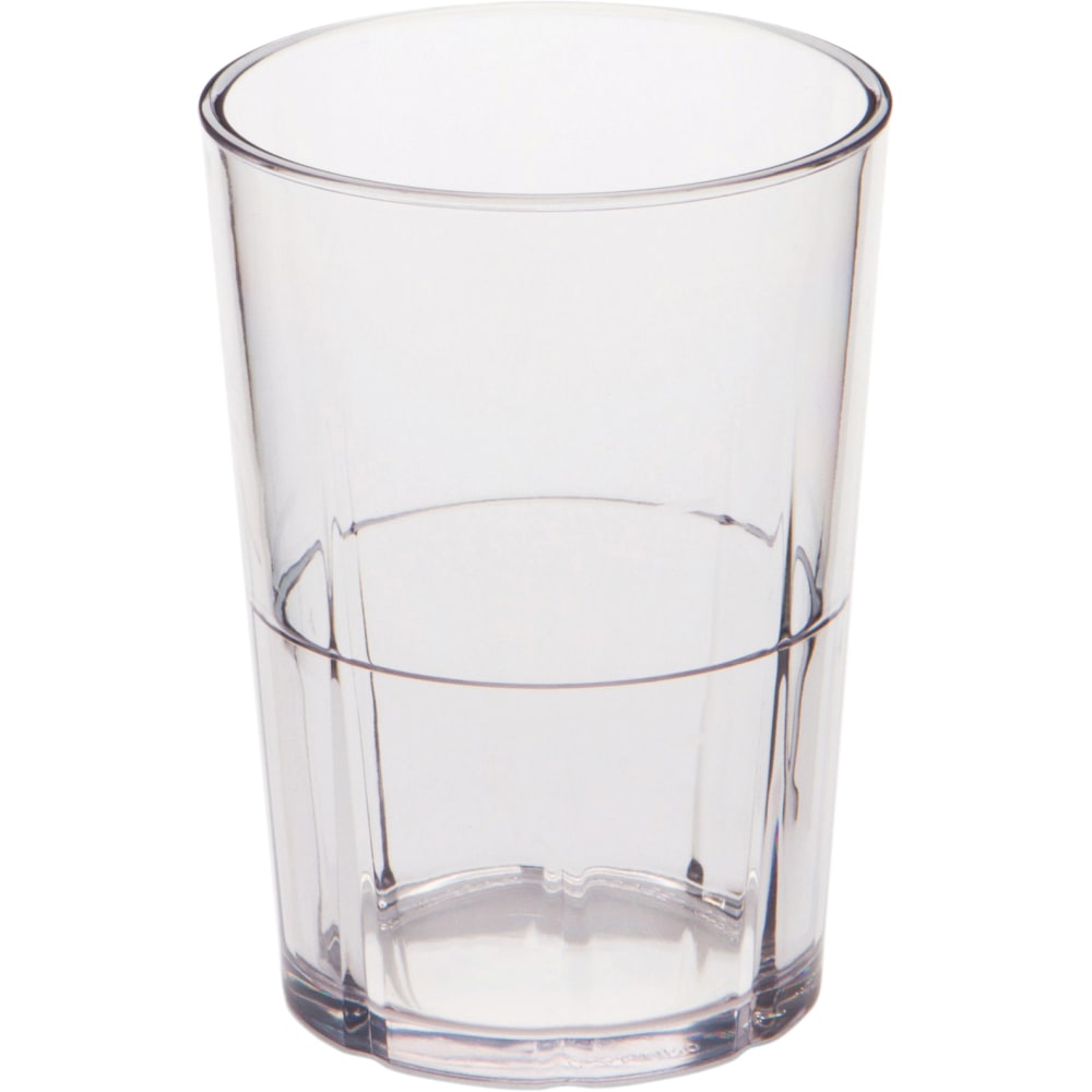 Cambro Lido Styrene Tumblers, 6 Oz, Clear, Pack
