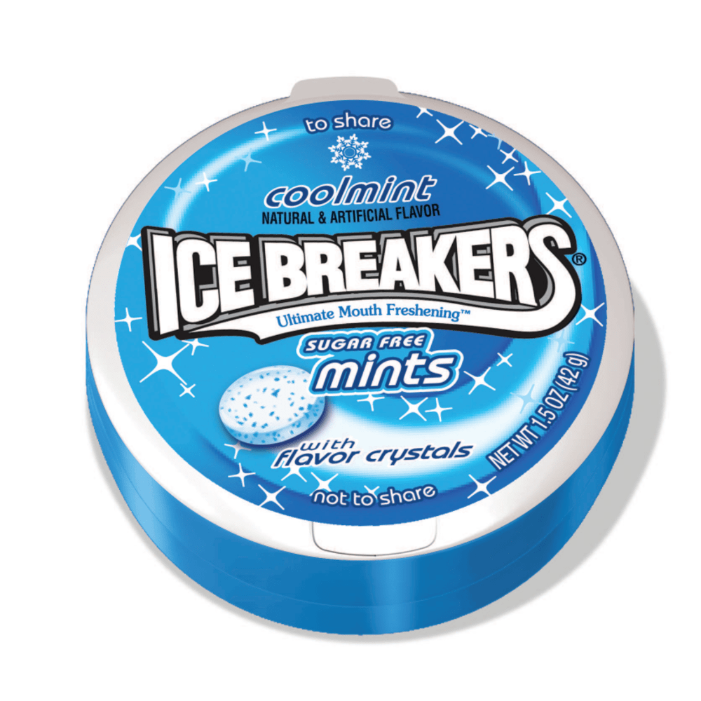 Ice Breakers Tin, Cool Ice, 1.5 Oz
