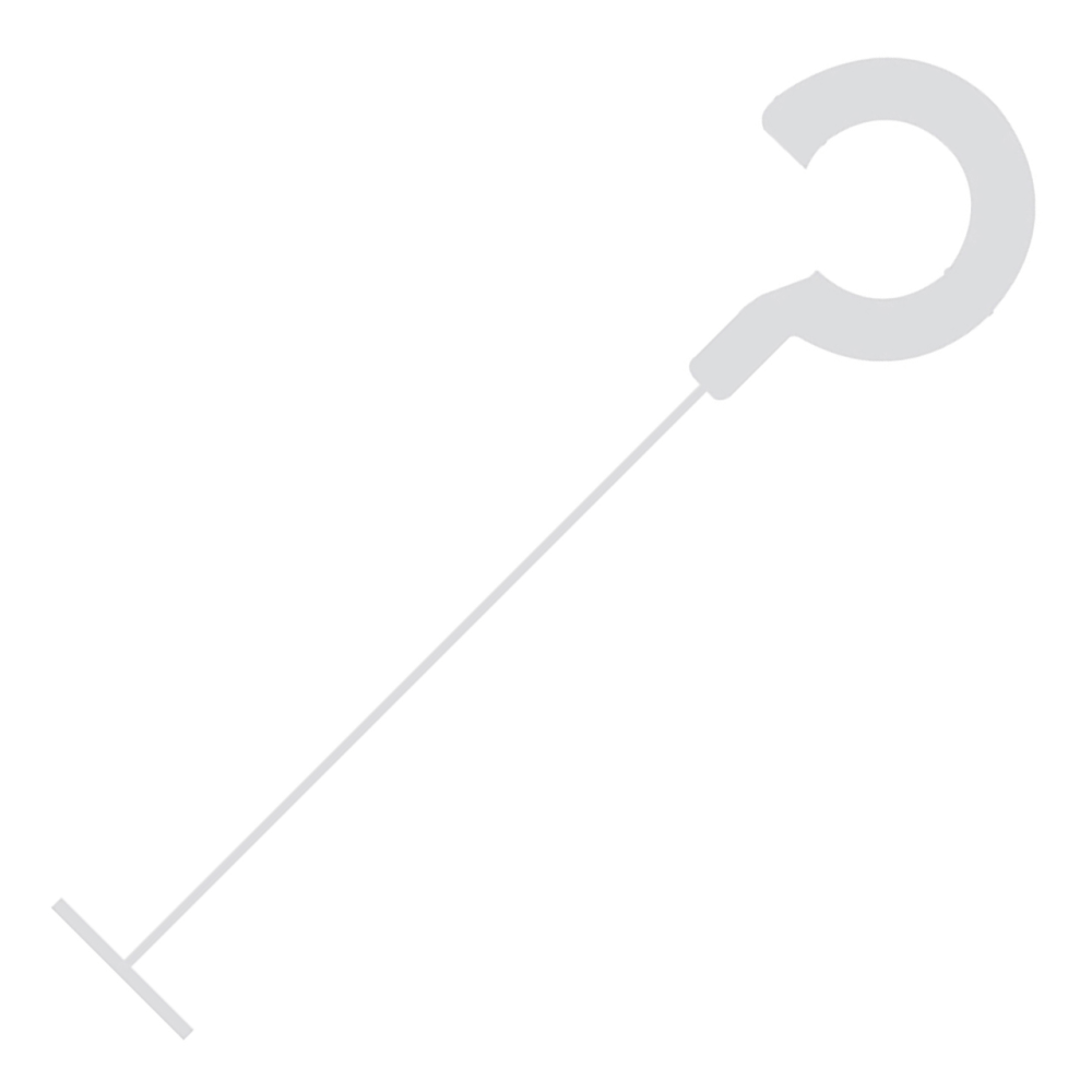 Garvey Polypropylene J-Hook Tag Fasteners, 1-1/2", Clear,