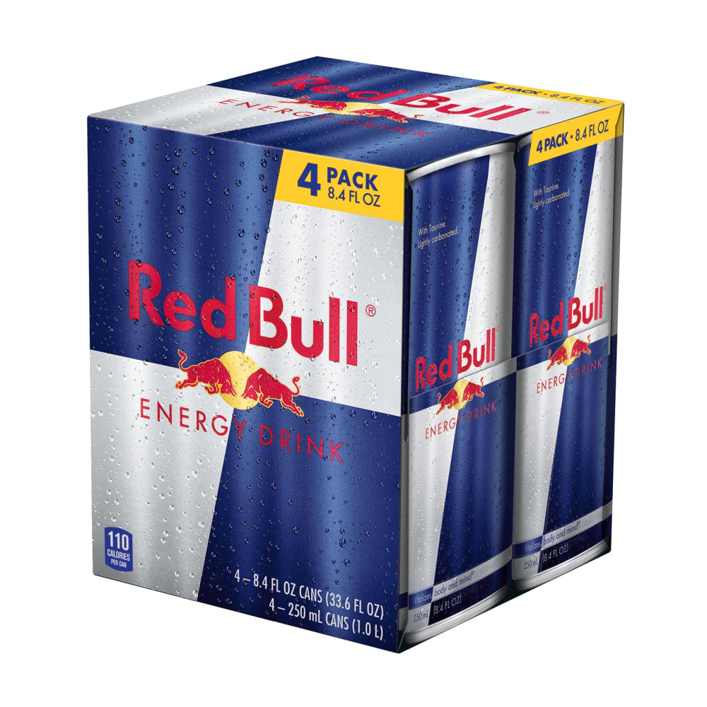Red Bull Energy Drinks, Original, 8.4 Oz, Pack