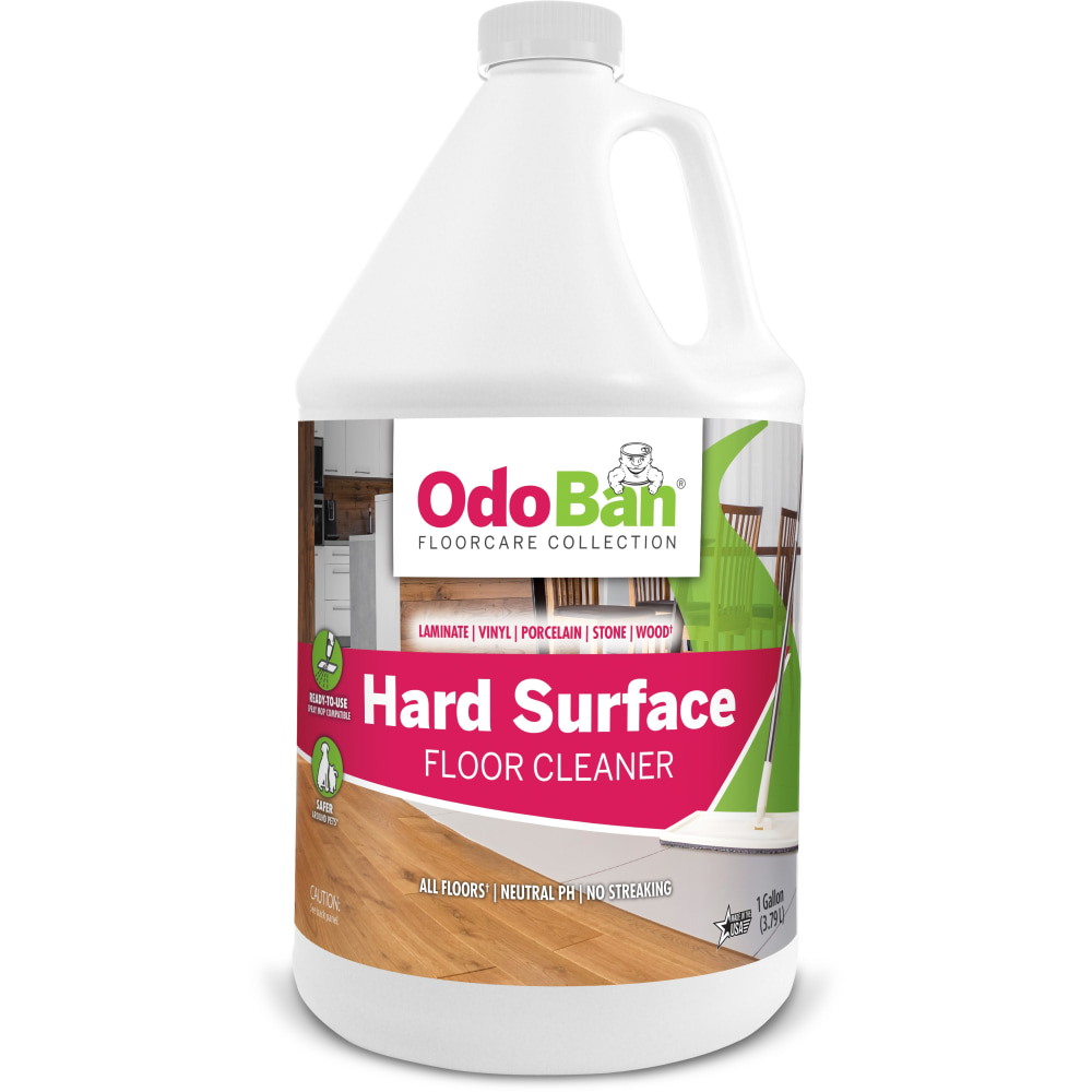OdoBan Ready-to-Use Hard Surface Floor Cleaner, Unscented, 1