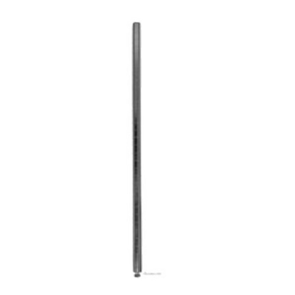 Focus Foodservice Chrome-Plated Shelf Post, 74", Silver
