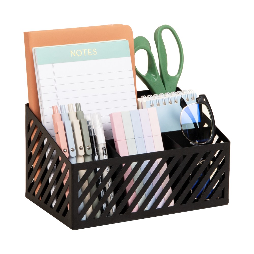 Mind Reader 5-Compartment Desktop Organizer And Mail Sorter,