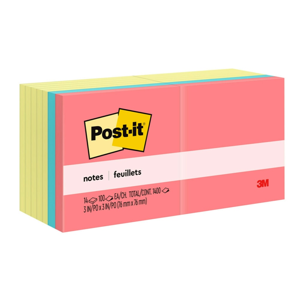 Post-it® Notes Value Pack, 3 in x 3